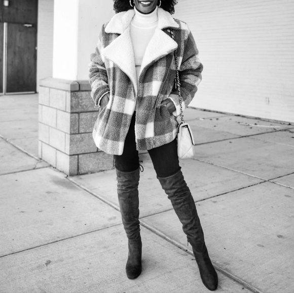 Sexy Vince Camuto Fitted Microsuede Dark Gray Over the Knee Boots - Picture 9 of 10